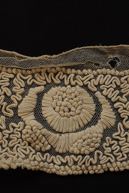 アンティークレース　dentelle ancienne ボネ、襟