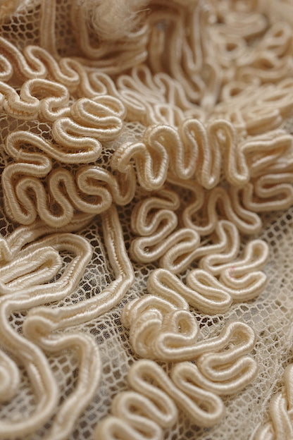 アンティークレース　dentelle ancienne ボネ、襟