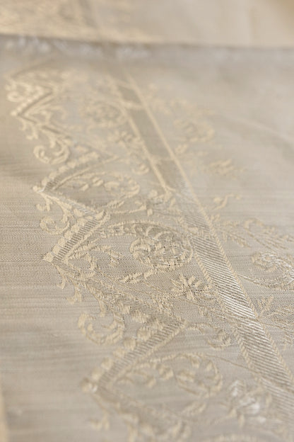 アンティークレース　dentelle ancienne シルク生地