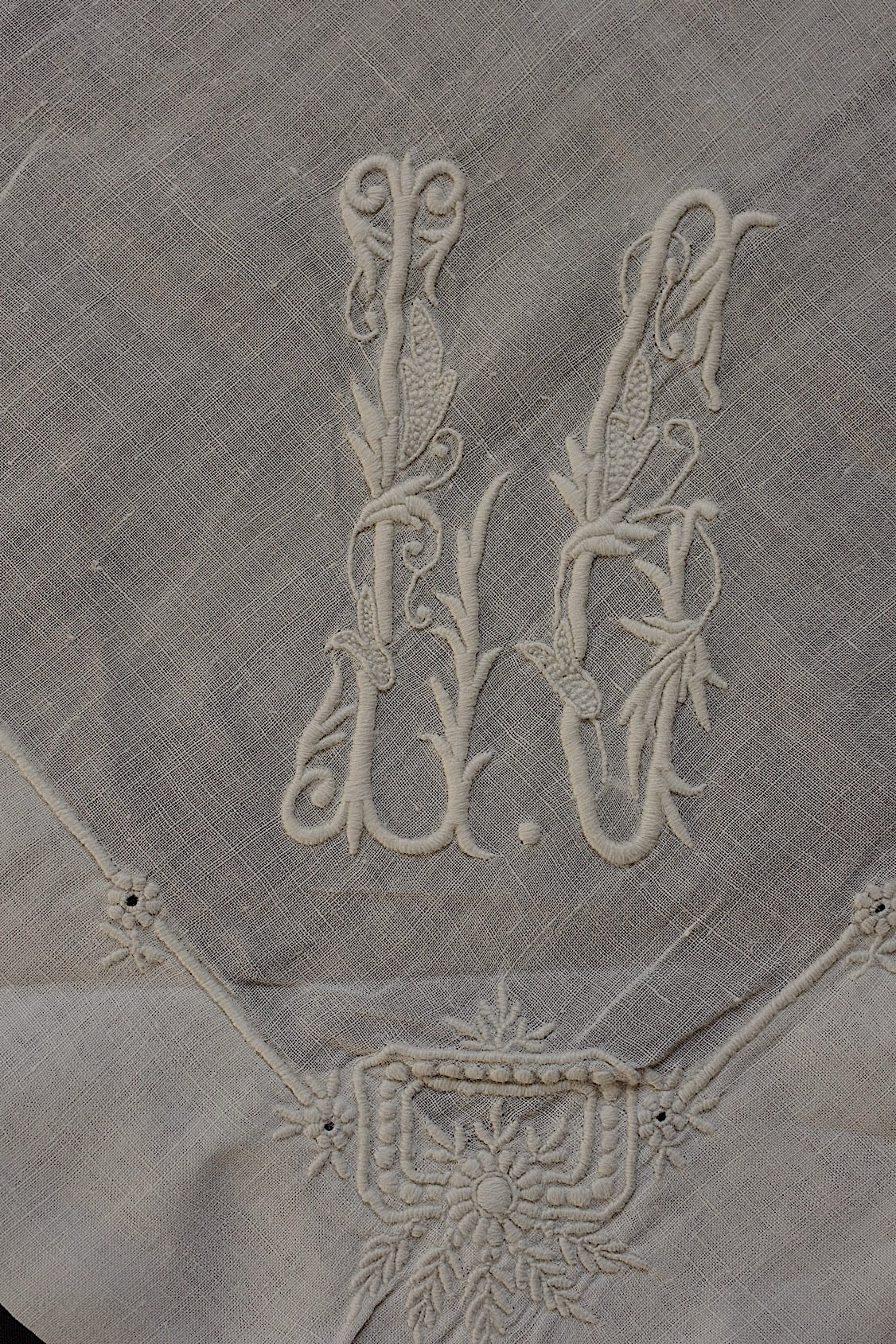 アンティークレース　dentelle ancienne ハンカチ３種