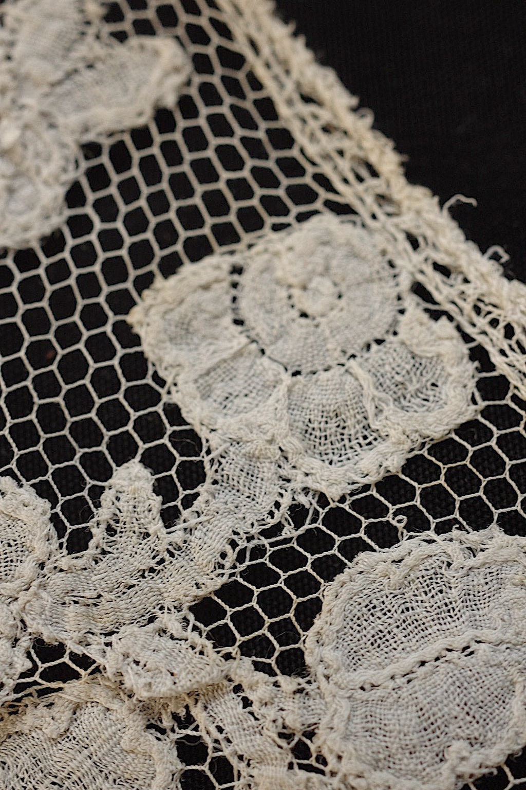 アンティークレース　dentelle ancienne 　襟
