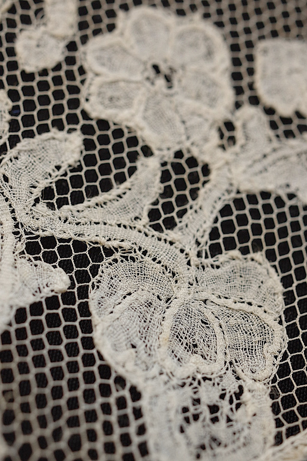 アンティークレース　dentelle ancienne 　襟