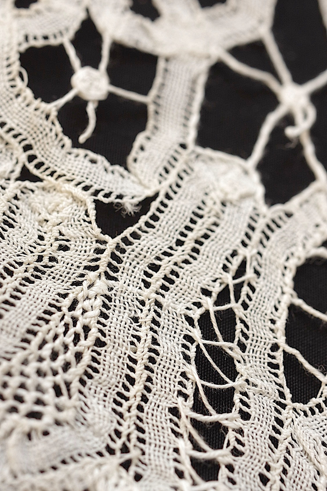 アンティークレース　dentelle ancienne 　襟