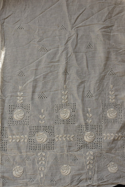 アンティークレース　dentelle ancienne 　刺繍生地