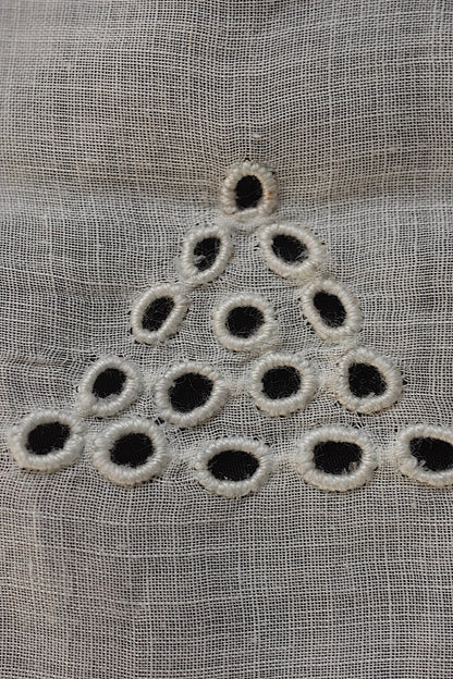 アンティークレース　dentelle ancienne 　刺繍生地