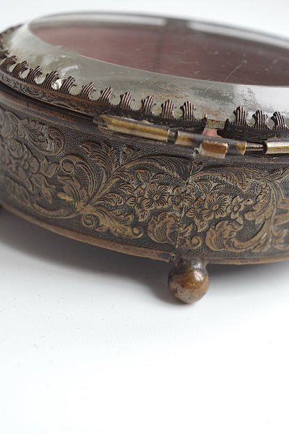 アンティークガラスケース　boite antique 1