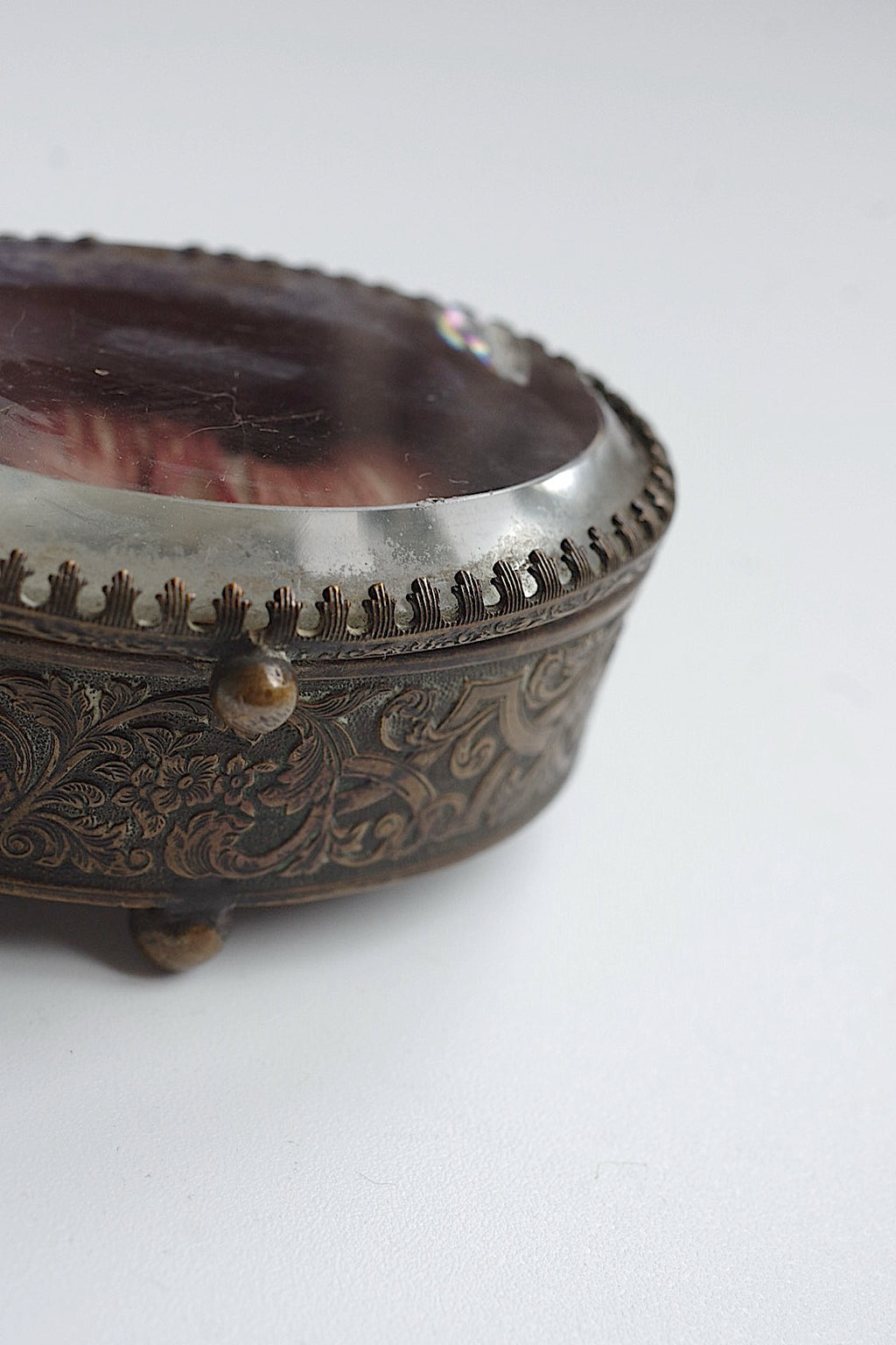 アンティークガラスケース　boite antique 1