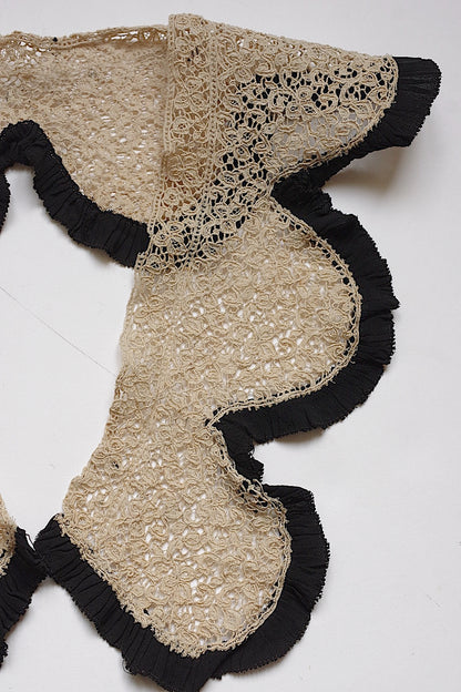アンティークレース　dentelle ancienne 襟