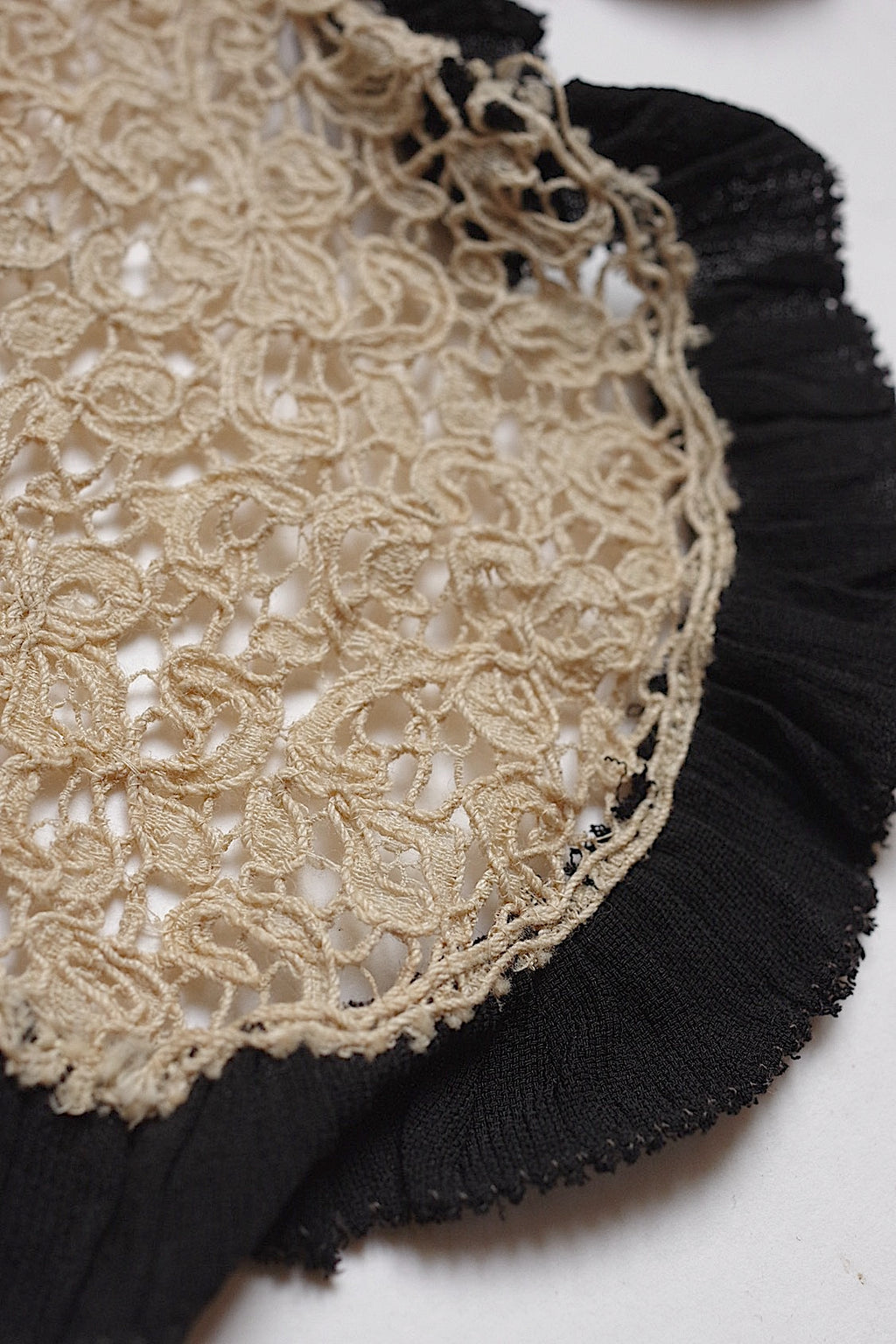 アンティークレース　dentelle ancienne 襟