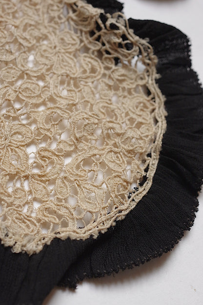アンティークレース　dentelle ancienne 襟