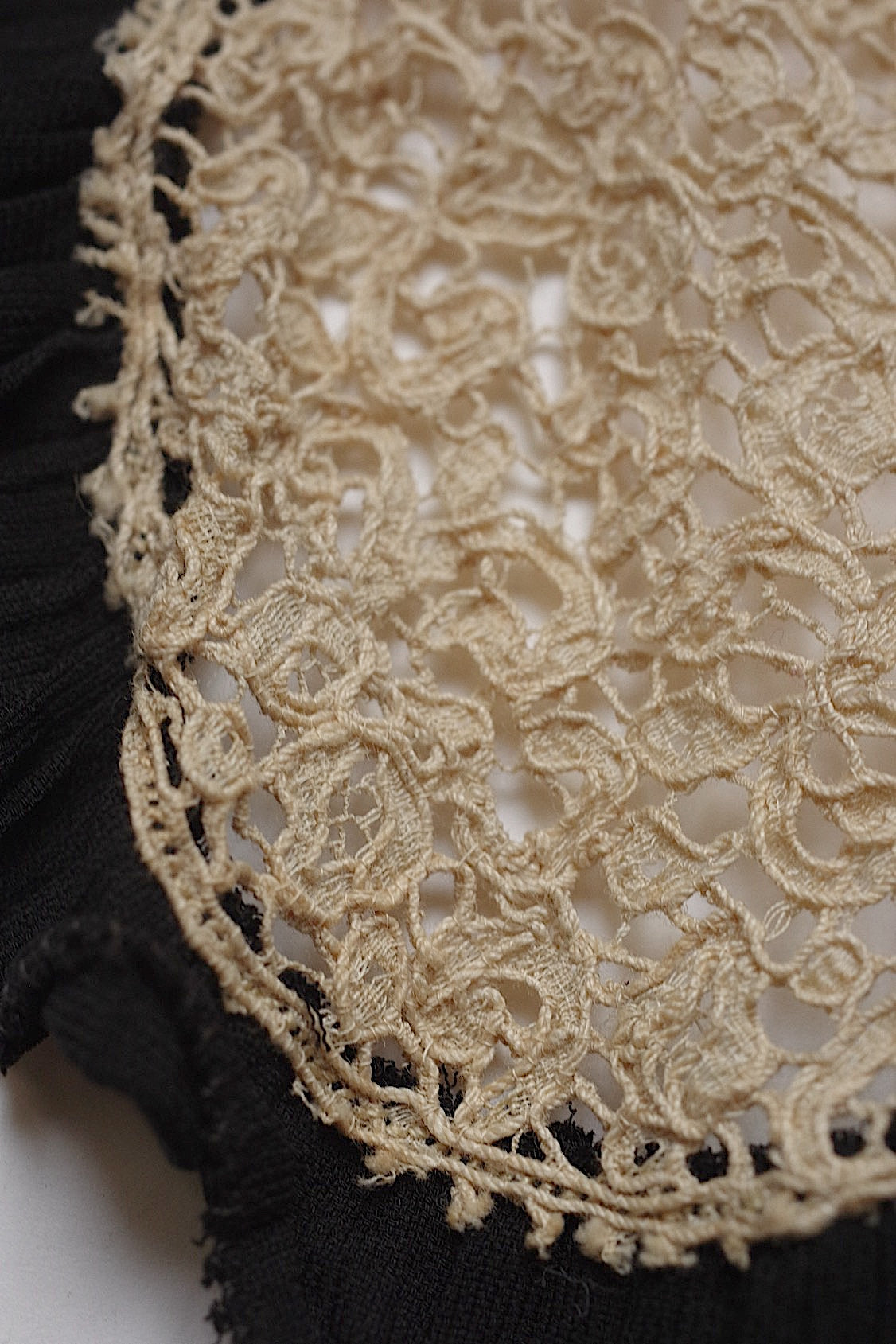 アンティークレース　dentelle ancienne 襟