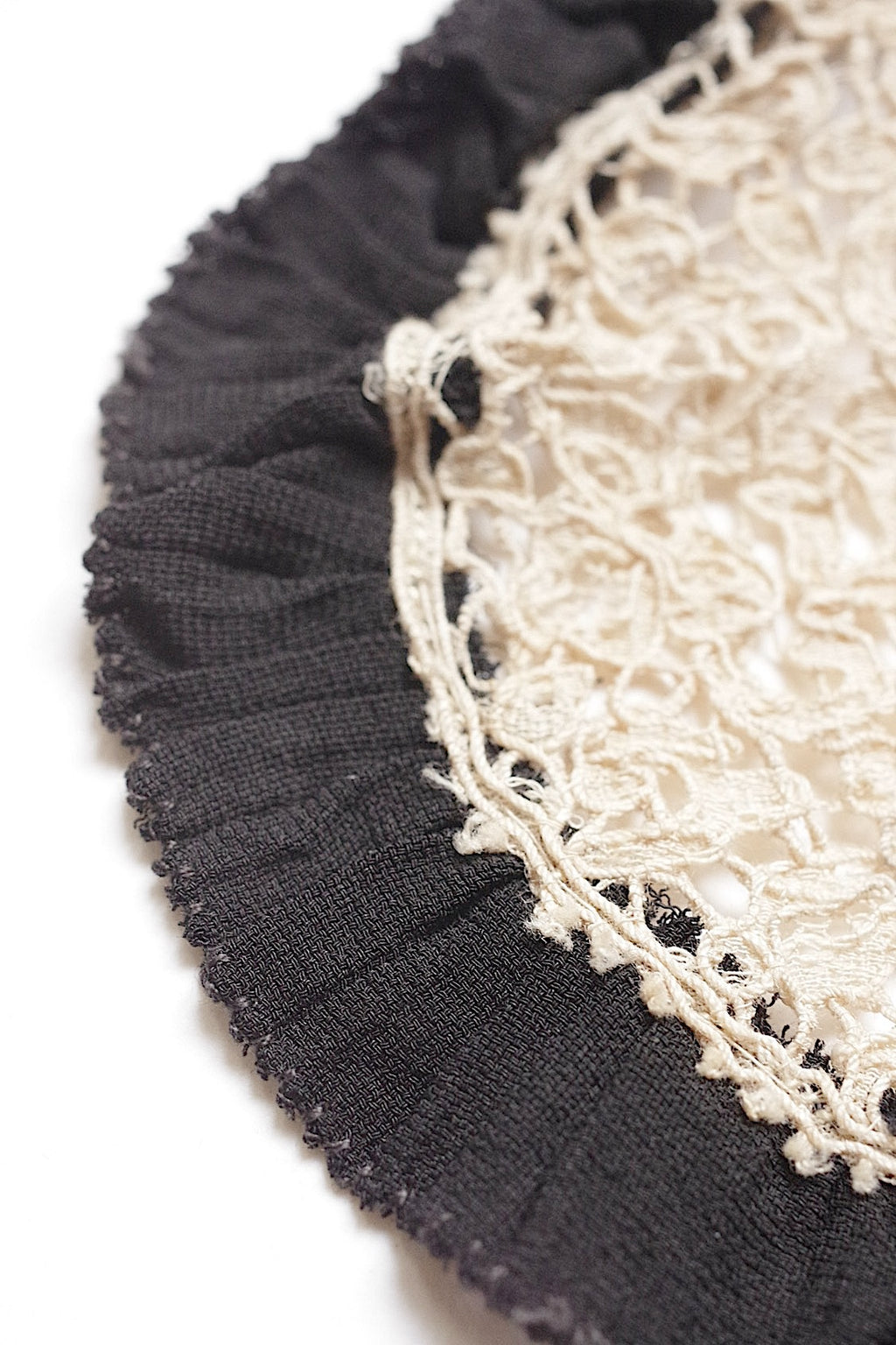 アンティークレース　dentelle ancienne 襟