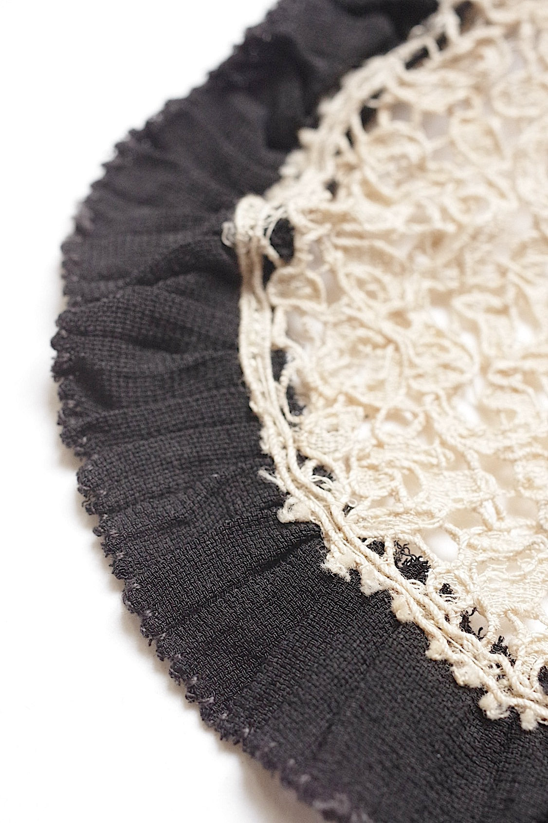 アンティークレース　dentelle ancienne 襟