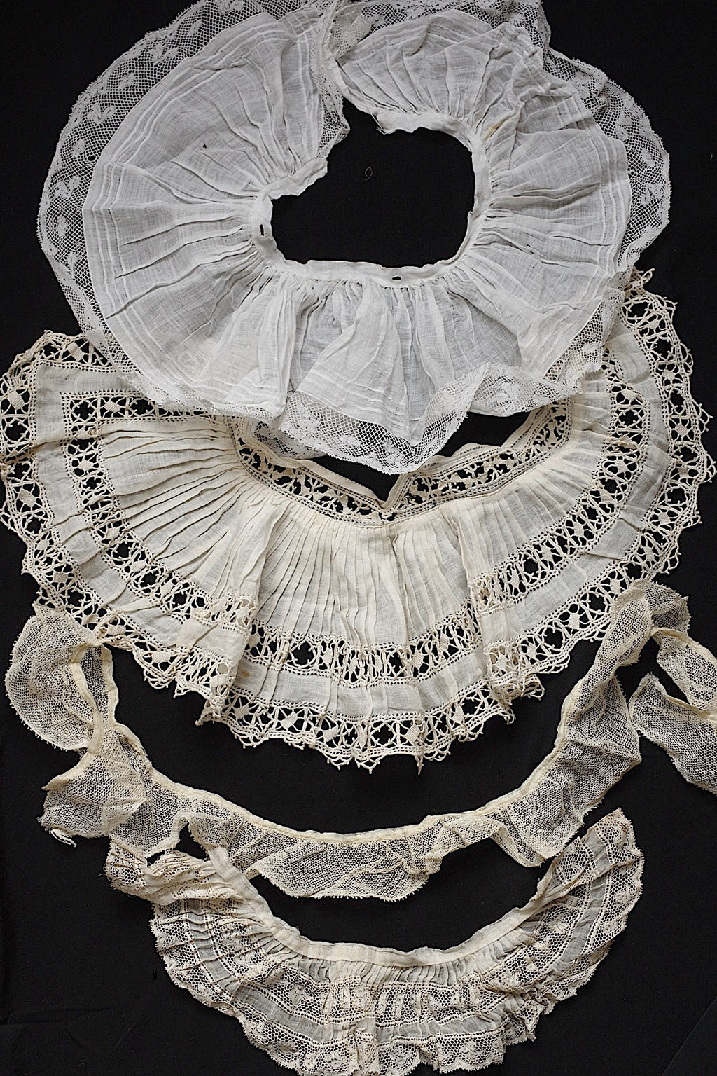 アンティークレース　dentelle ancienne プリーツレース