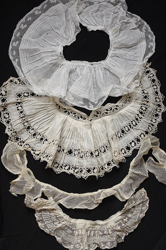 アンティークレース　dentelle ancienne プリーツレース