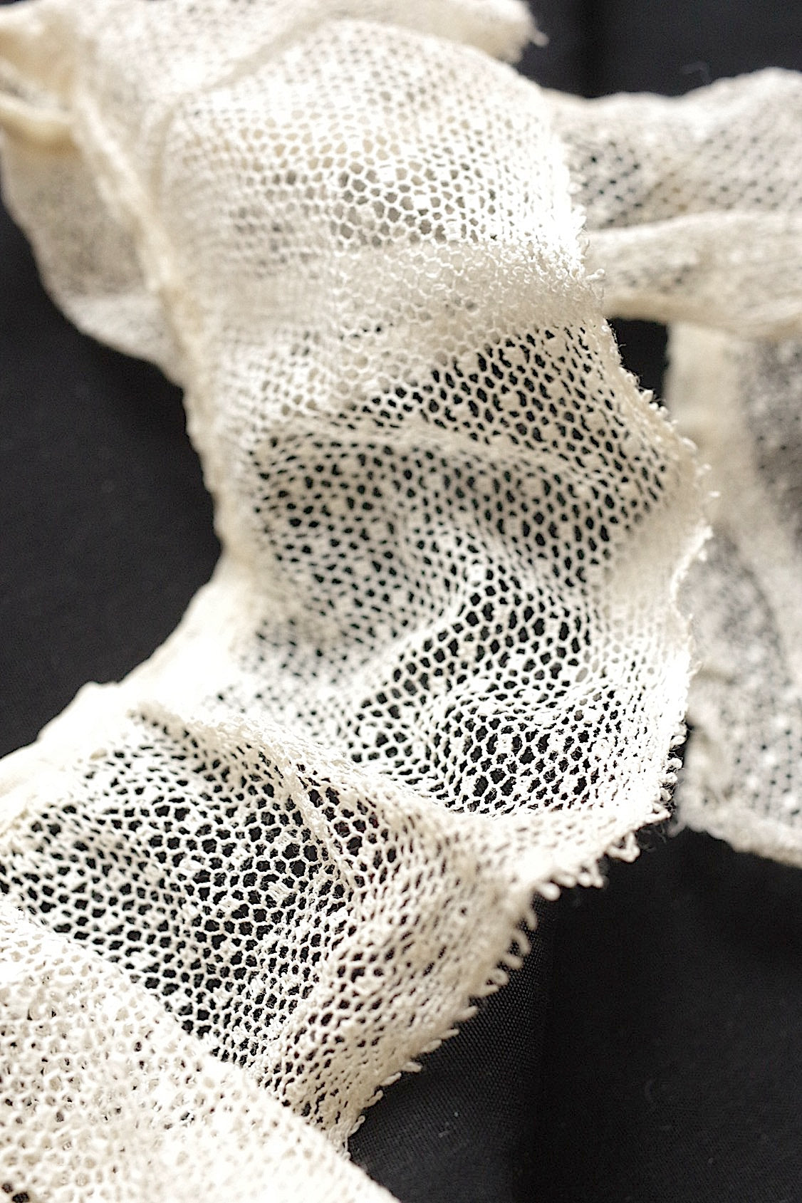 アンティークレース　dentelle ancienne プリーツレース