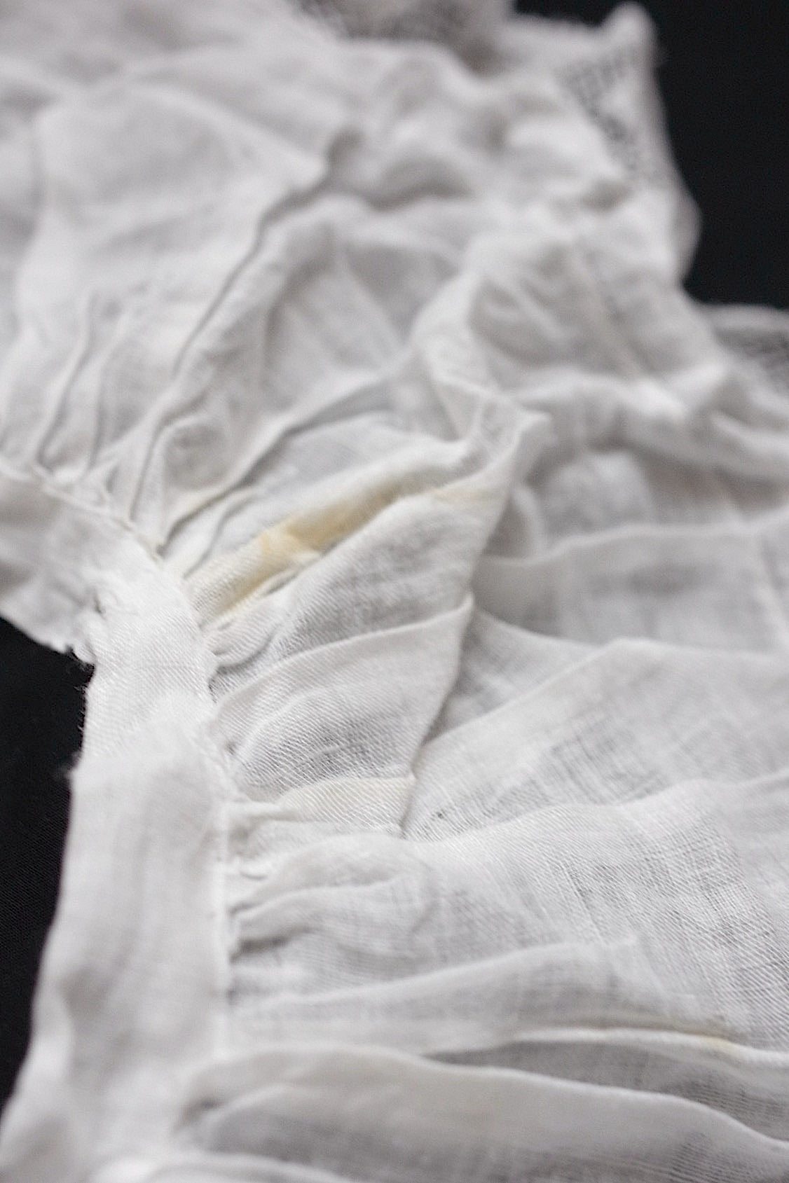 アンティークレース　dentelle ancienne プリーツレース