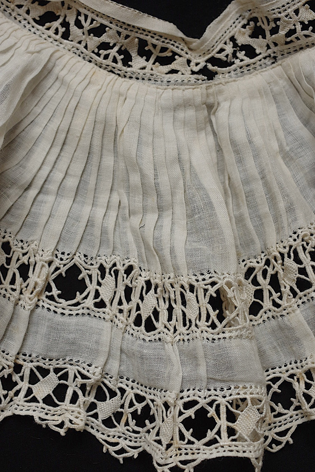 アンティークレース　dentelle ancienne プリーツレース