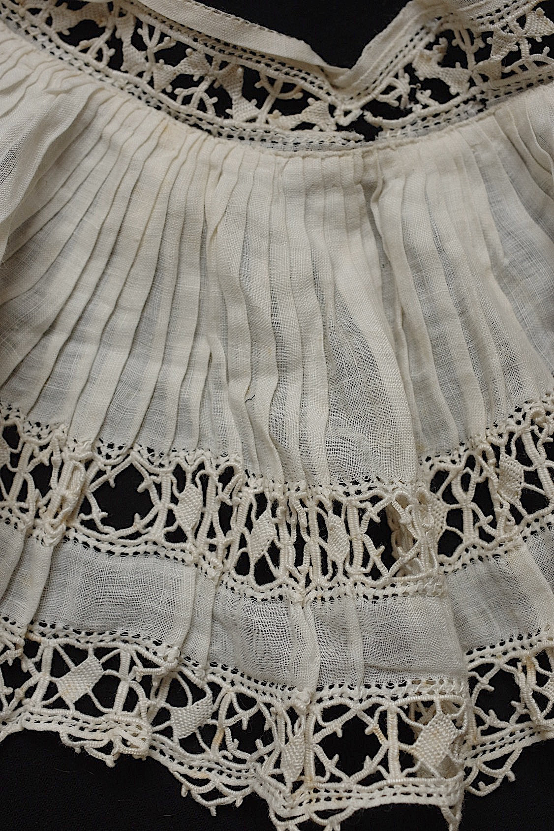 アンティークレース　dentelle ancienne プリーツレース