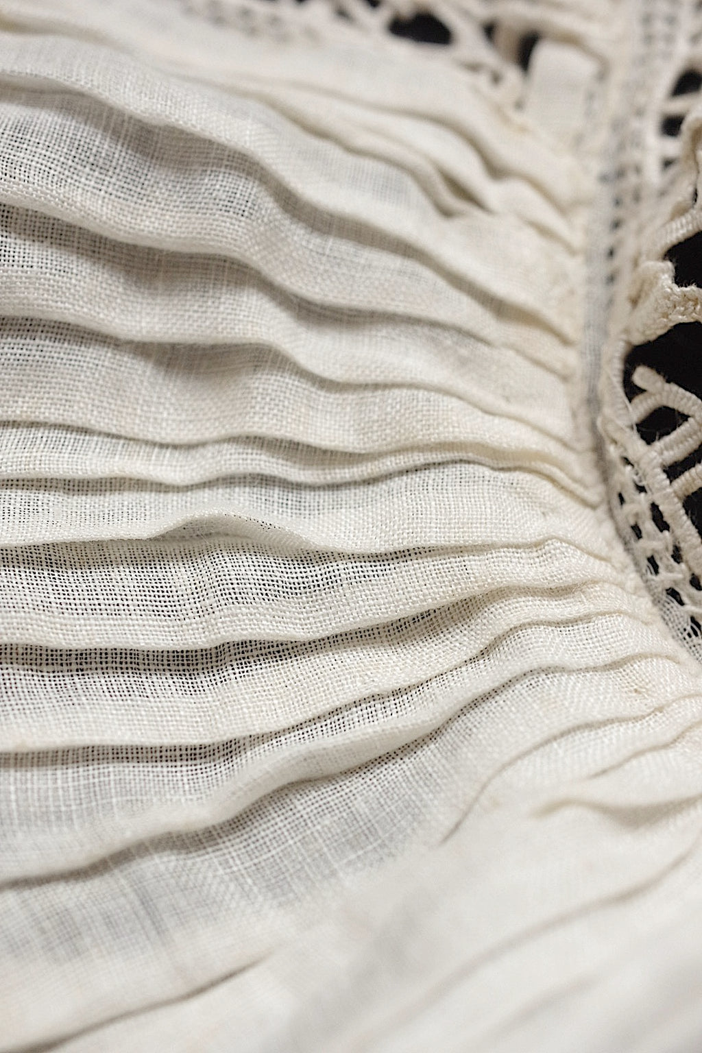 アンティークレース　dentelle ancienne プリーツレース