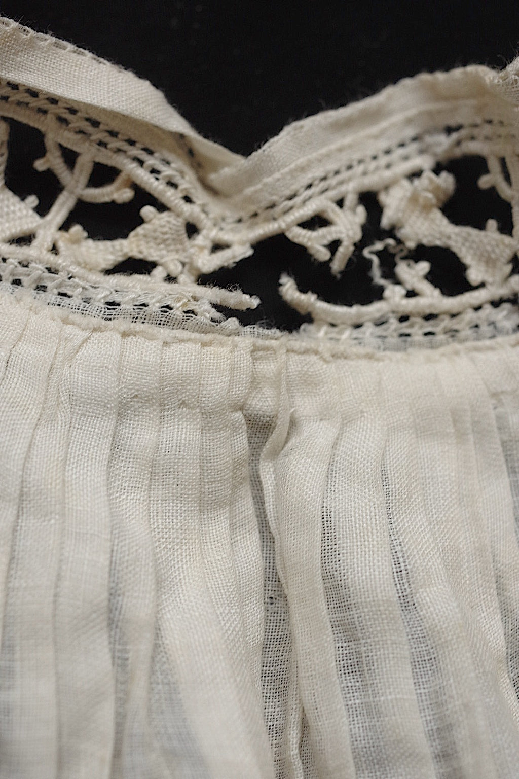 アンティークレース　dentelle ancienne プリーツレース