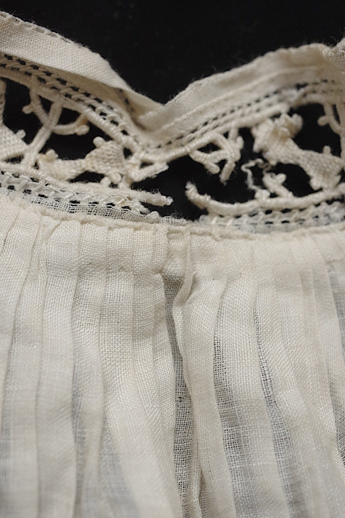 アンティークレース　dentelle ancienne プリーツレース