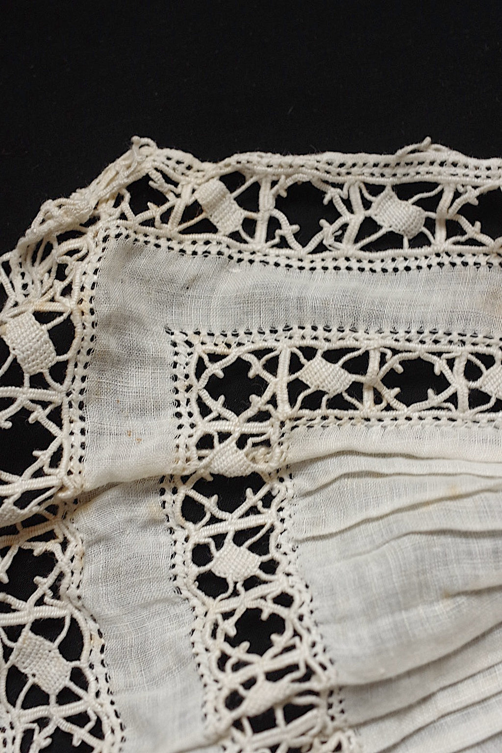 アンティークレース　dentelle ancienne プリーツレース