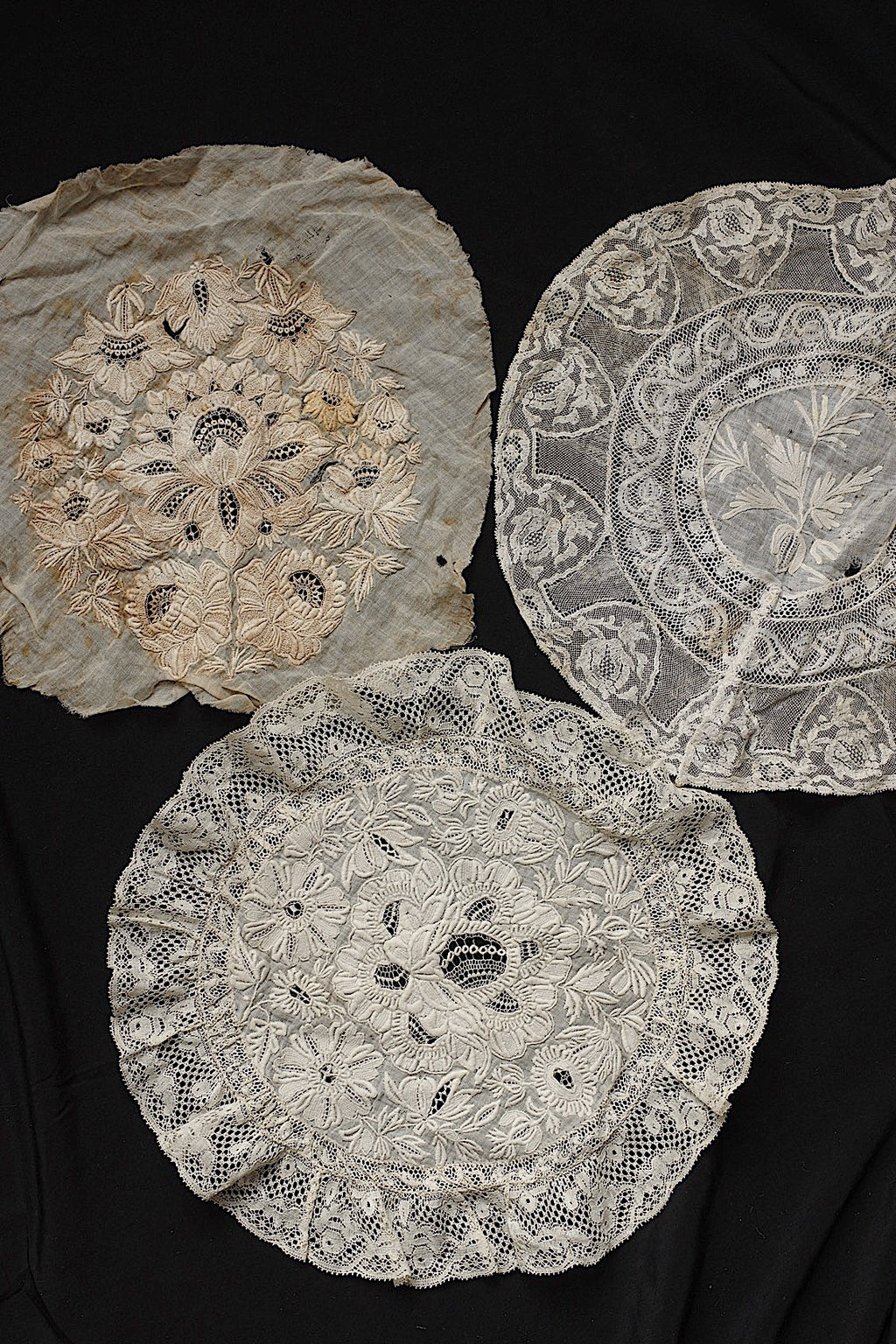 アンティークレース　dentelle ancienne 刺繍