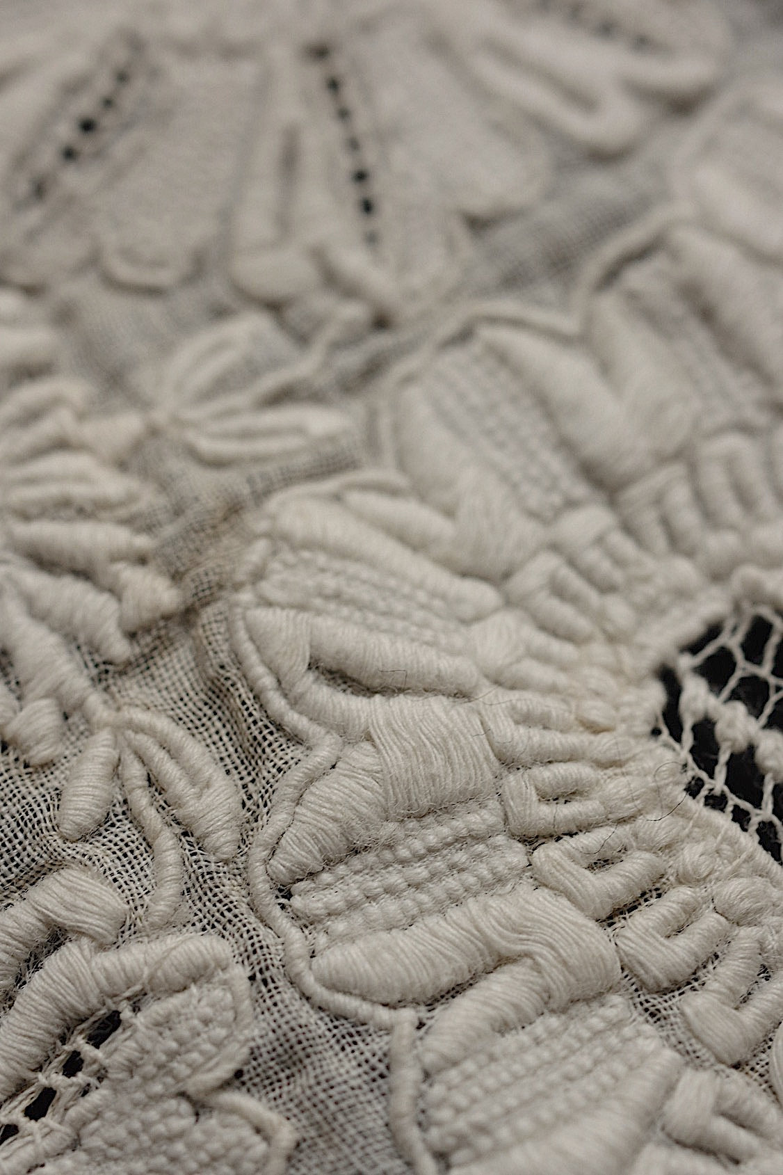 アンティークレース　dentelle ancienne 刺繍