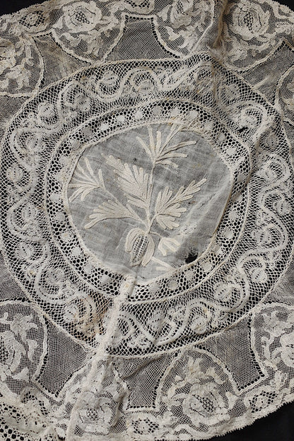 アンティークレース　dentelle ancienne 刺繍