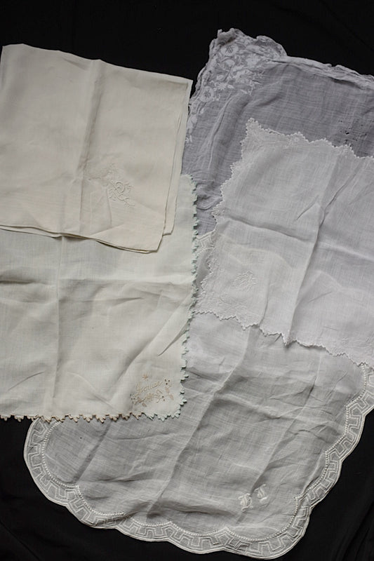 アンティークレース　dentelle ancienne ハンカチ素材用