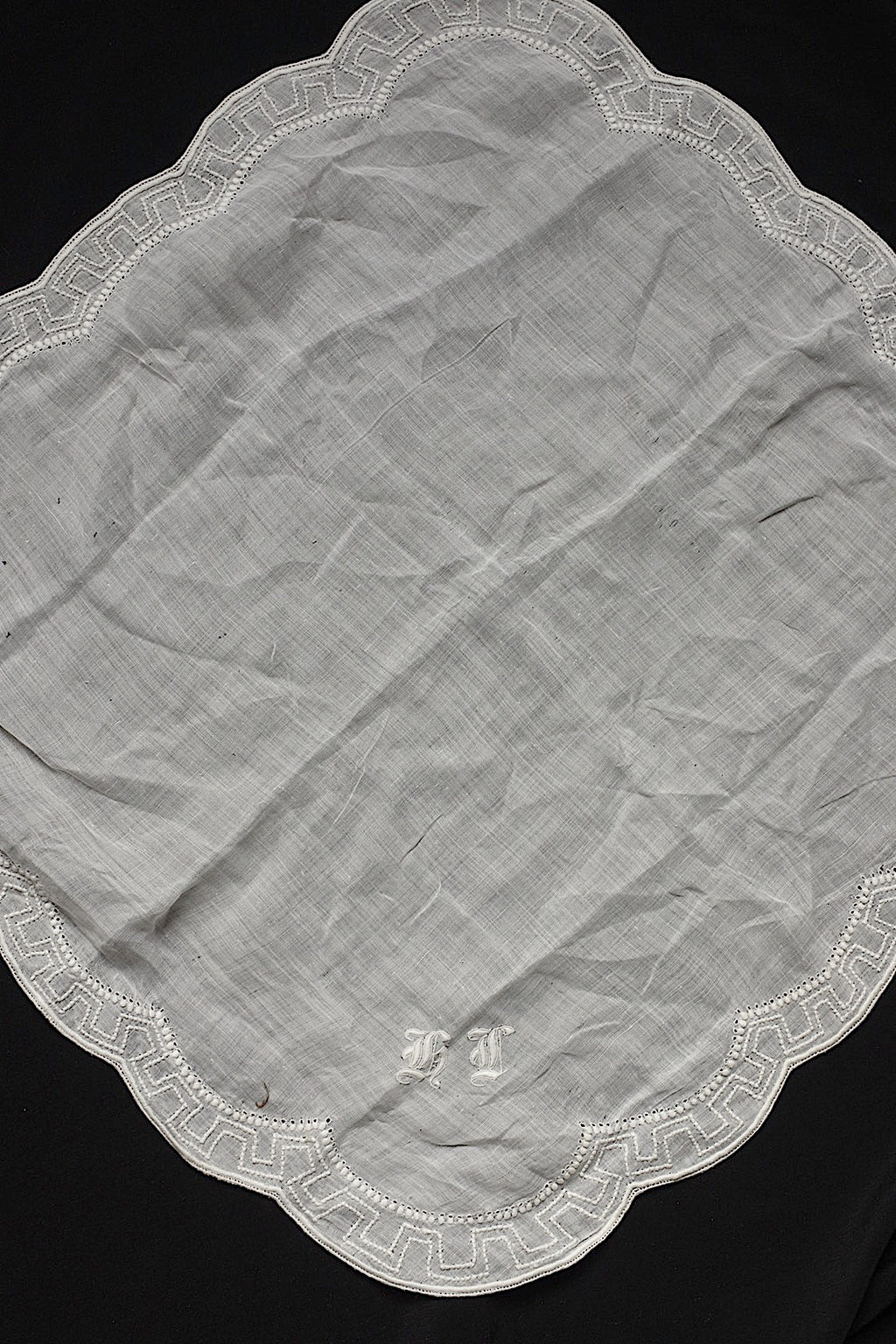 アンティークレース　dentelle ancienne ハンカチ素材用