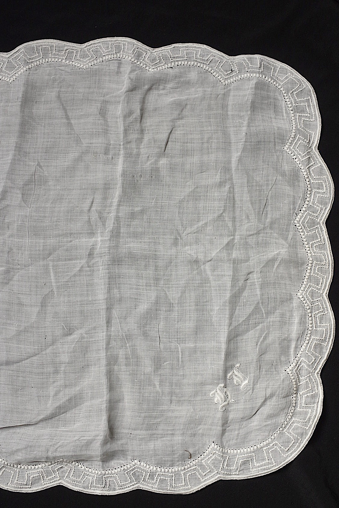 アンティークレース　dentelle ancienne ハンカチ素材用