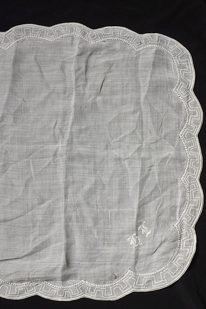 アンティークレース　dentelle ancienne ハンカチ素材用