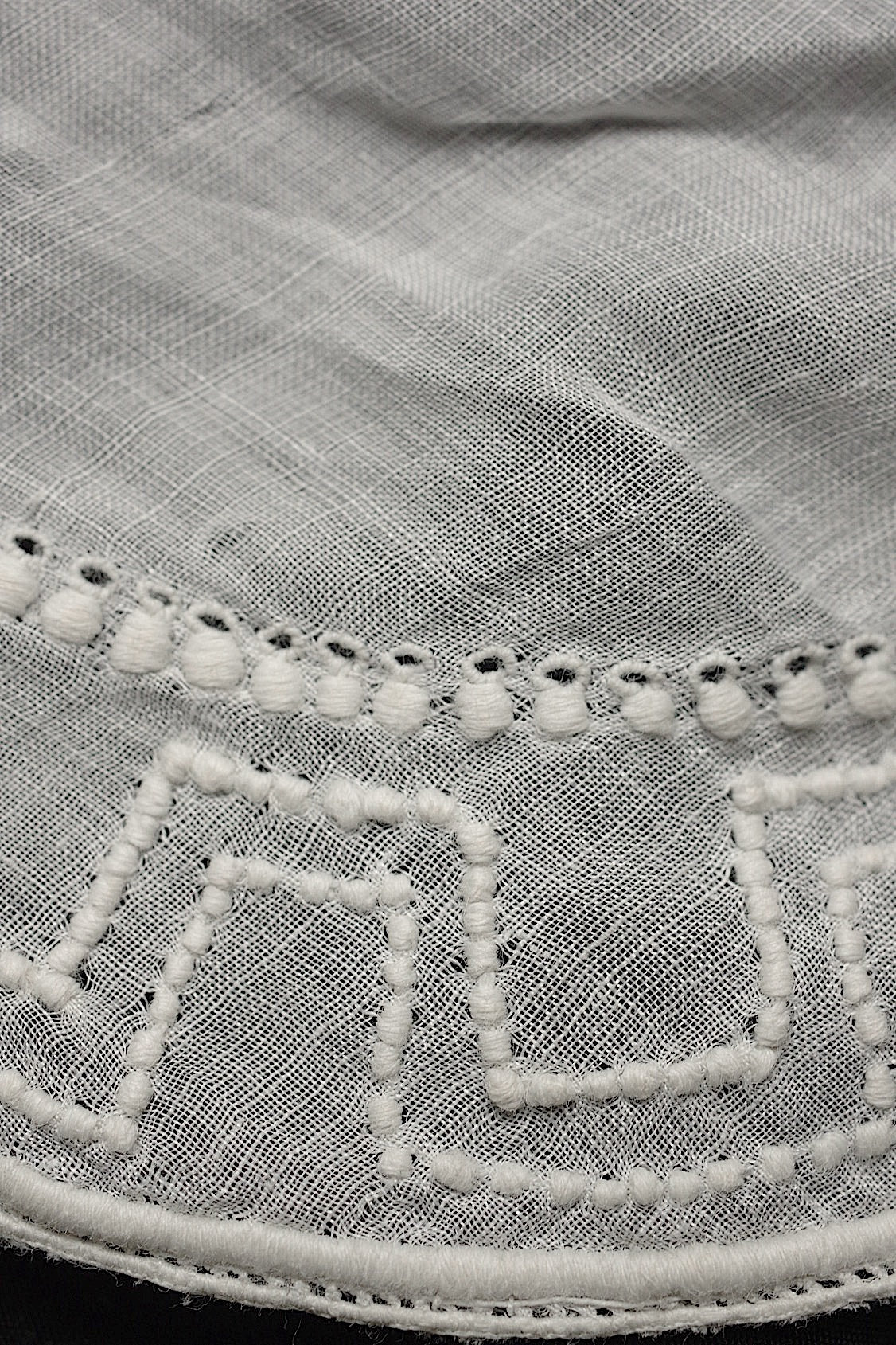 アンティークレース　dentelle ancienne ハンカチ素材用