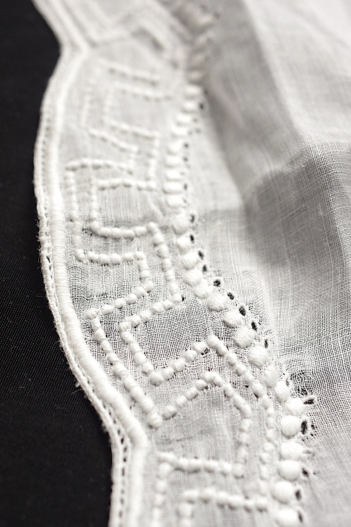 アンティークレース　dentelle ancienne ハンカチ素材用