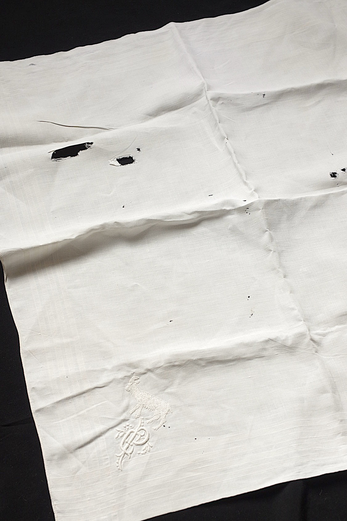 アンティークレース　dentelle ancienne ハンカチ素材用