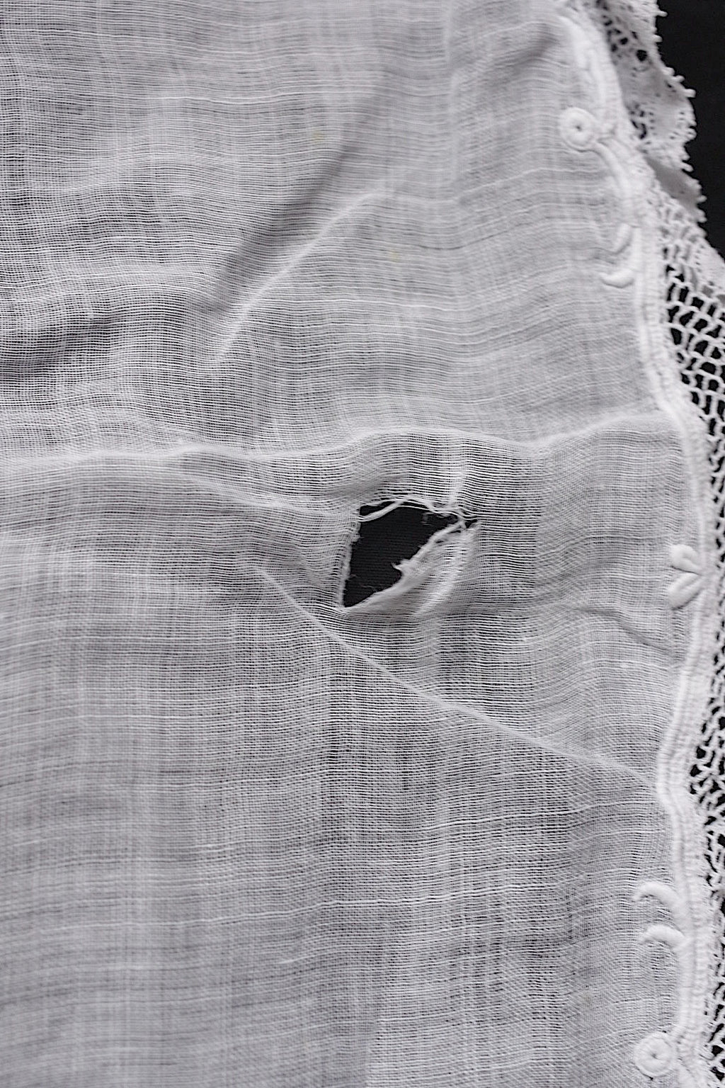 アンティークレース　dentelle ancienne ハンカチ素材用