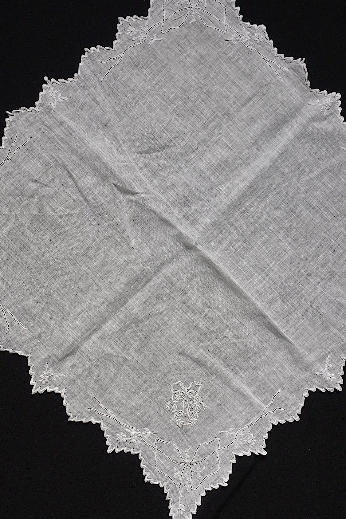 アンティークレース　dentelle ancienne ハンカチ素材用