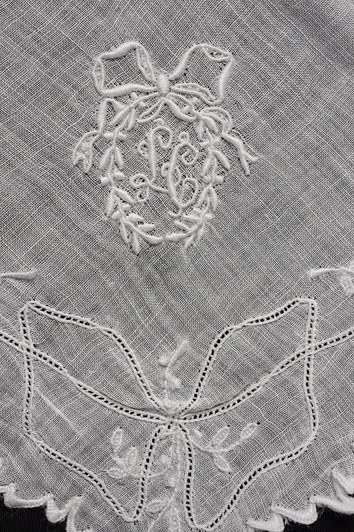 アンティークレース　dentelle ancienne ハンカチ素材用