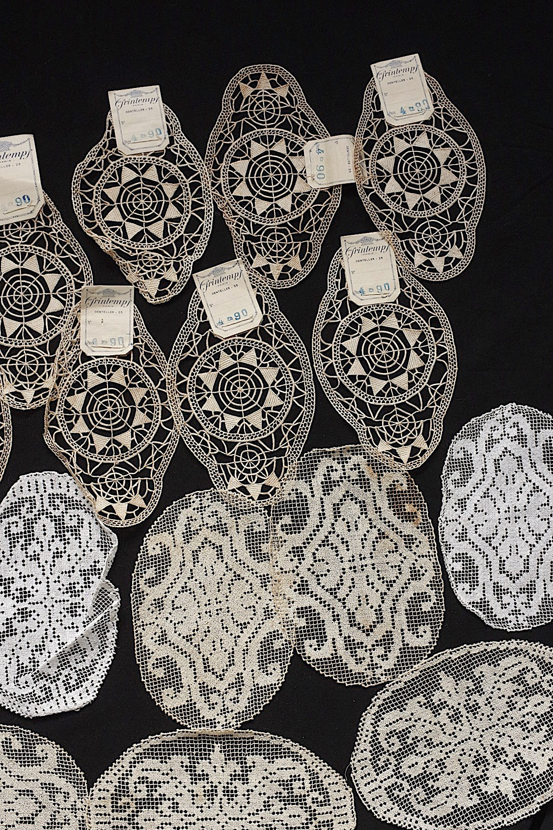 アンティークレース　dentelle ancienne　モチーフ16個