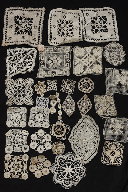 アンティークレース　dentelle ancienne　モチーフ31個
