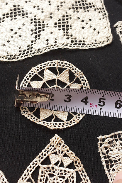 アンティークレース　dentelle ancienne　モチーフ31個