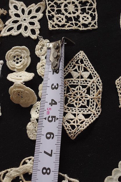 アンティークレース　dentelle ancienne　モチーフ31個
