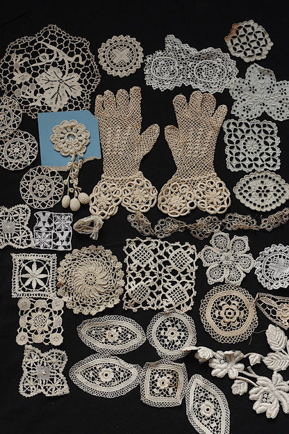 アンティークレース　dentelle ancienne　モチーフ31個