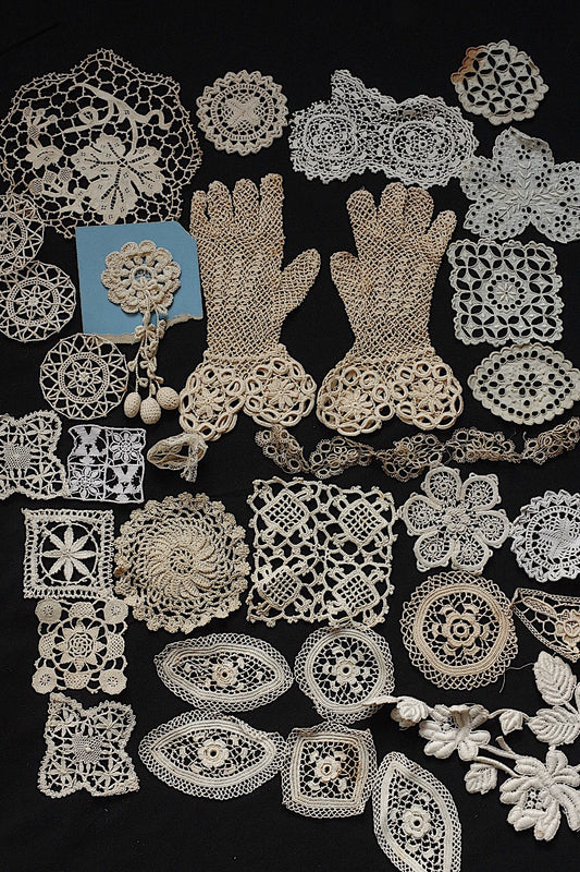 アンティークレース　dentelle ancienne　モチーフ31個