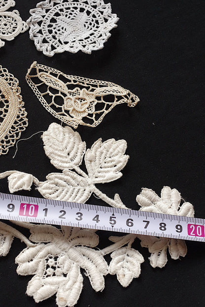 アンティークレース　dentelle ancienne　モチーフ31個