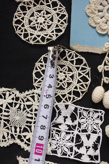 アンティークレース　dentelle ancienne　モチーフ31個