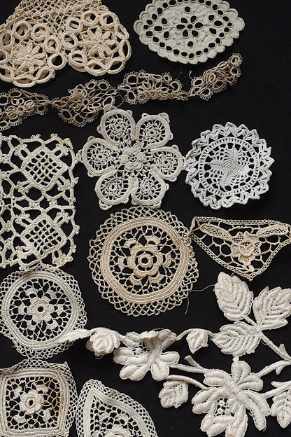 アンティークレース　dentelle ancienne　モチーフ31個
