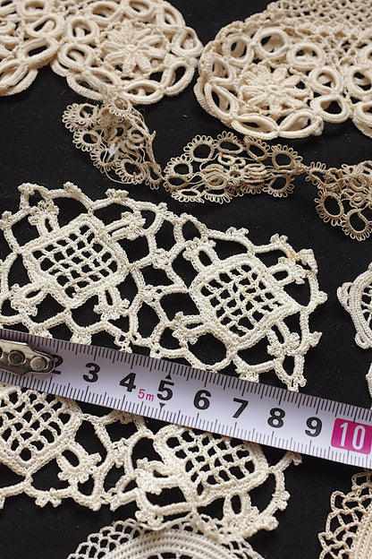 アンティークレース　dentelle ancienne　モチーフ31個